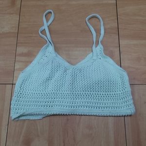 Womens crochet cropped top